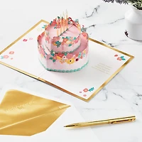 Every Good Thing Floral Cake 3D Pop-Up Birthday Card for only USD 12.99 | Hallmark