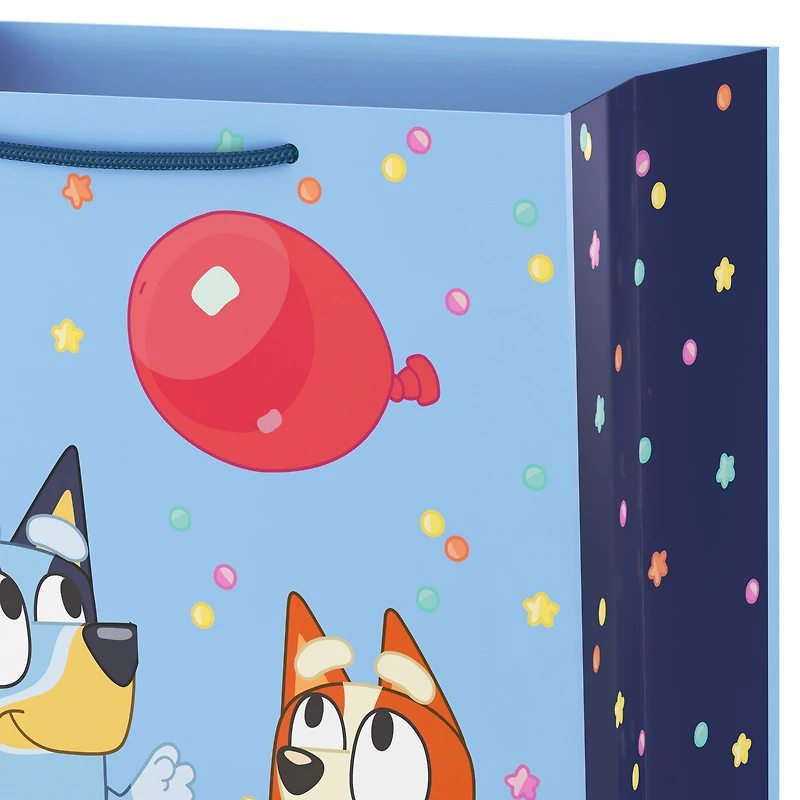 13" Bluey and Bingo With Red Balloon Large Gift Bag for only USD 4.49 | Hallmark