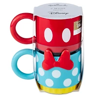 Disney Mickey Mouse and Minnie Mouse Stacking Mugs, Set of 2 for only USD 39.99 | Hallmark
