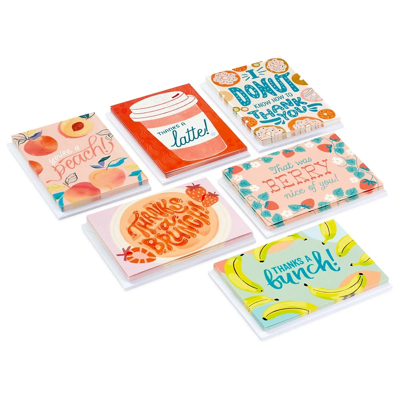 Fun Foods Thank-You Note Cards, Pack of 36 for only USD 9.99 | Hallmark