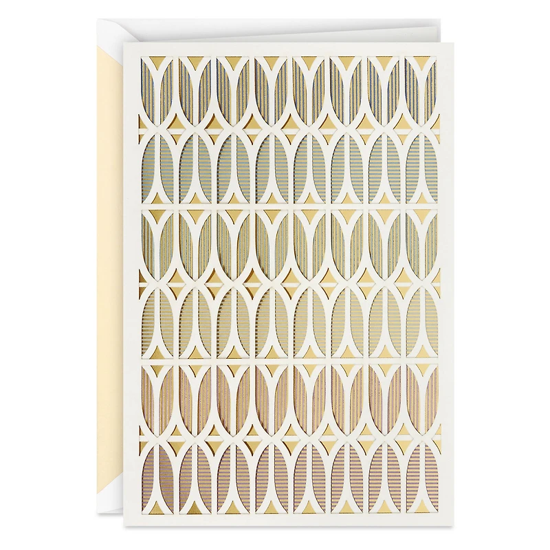Ombré Laser-Cut Geometric Pattern Blank Card for only USD 7.59 | Hallmark