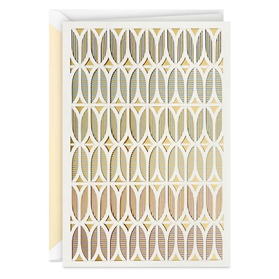 Ombré Laser-Cut Geometric Pattern Blank Card for only USD 7.59 | Hallmark