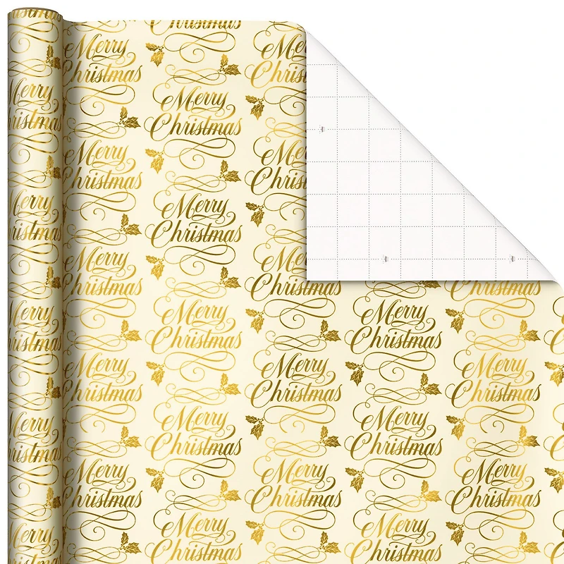 Traditional 3-Pack Foil Christmas Wrapping Paper Assortment, 60 sq. ft. for only USD 16.99 | Hallmark