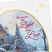 Thomas Kinkade Season of Light and Love Christmas Card for only USD 6.59 | Hallmark