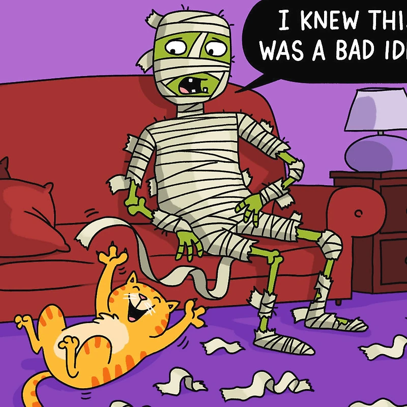 Why Mummies Don't Own Cats Funny Halloween Card for only USD 3.49 | Hallmark