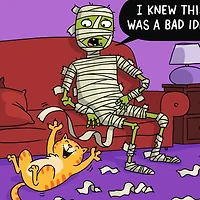 Why Mummies Don't Own Cats Funny Halloween Card for only USD 3.49 | Hallmark