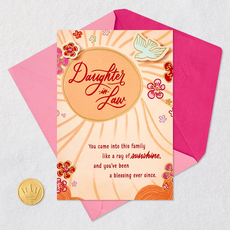 You're a Ray of Sunshine Mother's Day Card for Daughter-in-Law for only USD 6.99 | Hallmark