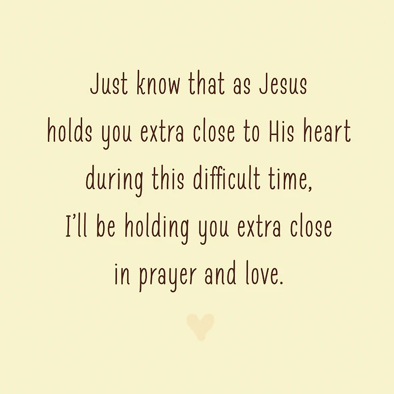 Caring Thoughts and Loving Prayers Religious Sympathy Card for only USD 3.59 | Hallmark