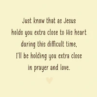 Caring Thoughts and Loving Prayers Religious Sympathy Card for only USD 3.59 | Hallmark