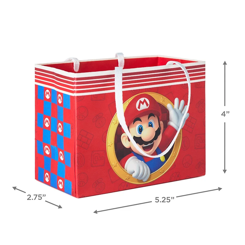 4" Nintendo Super Mario™ Friends Mini Horizontal Gift Bag Bundle, Set of 18 for only USD 17.99 | Hallmark