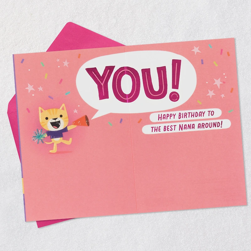 Cat Cheerleaders Birthday Card for Nana for only USD 3.99 | Hallmark