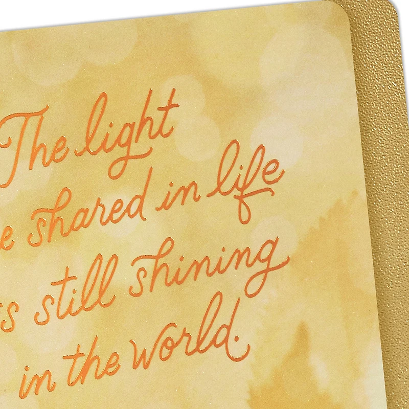 Her Light Is Still Shining in the World Sympathy Card for only USD 4.99 | Hallmark