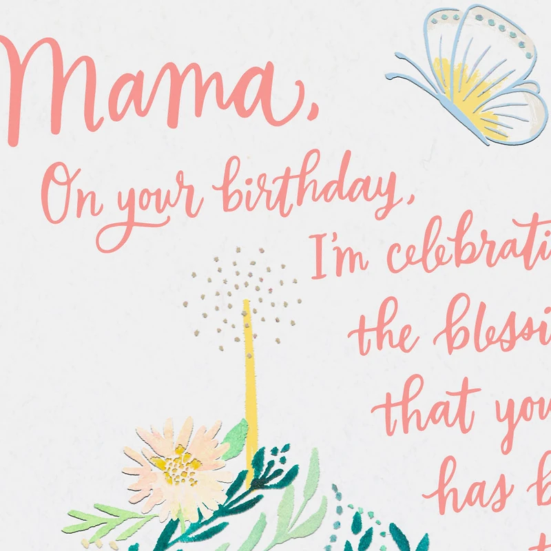 Mama, Your Life Is a Blessing Religious Birthday Card for only USD 3.59 | Hallmark