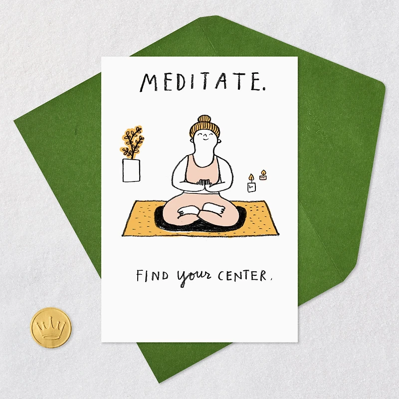 Meditation and Wine Card for only USD 3.99 | Hallmark