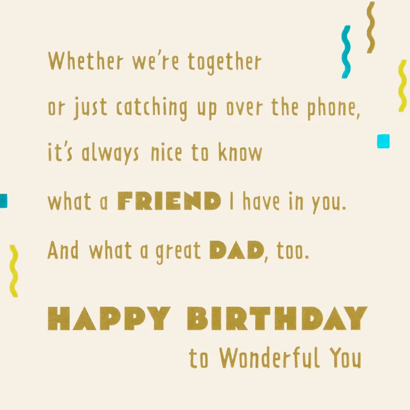 You're Both a Great Dad and a Friend Birthday Card for only USD 4.99 | Hallmark