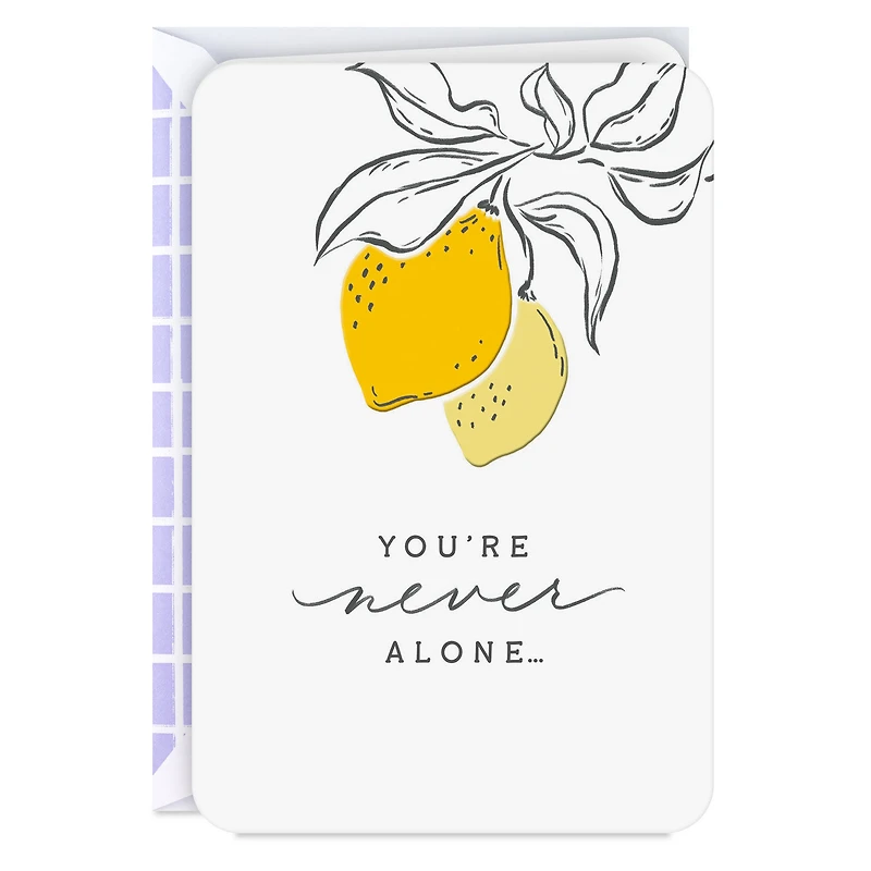 You're Never Alone Encouragement Card for only USD 2.99 | Hallmark
