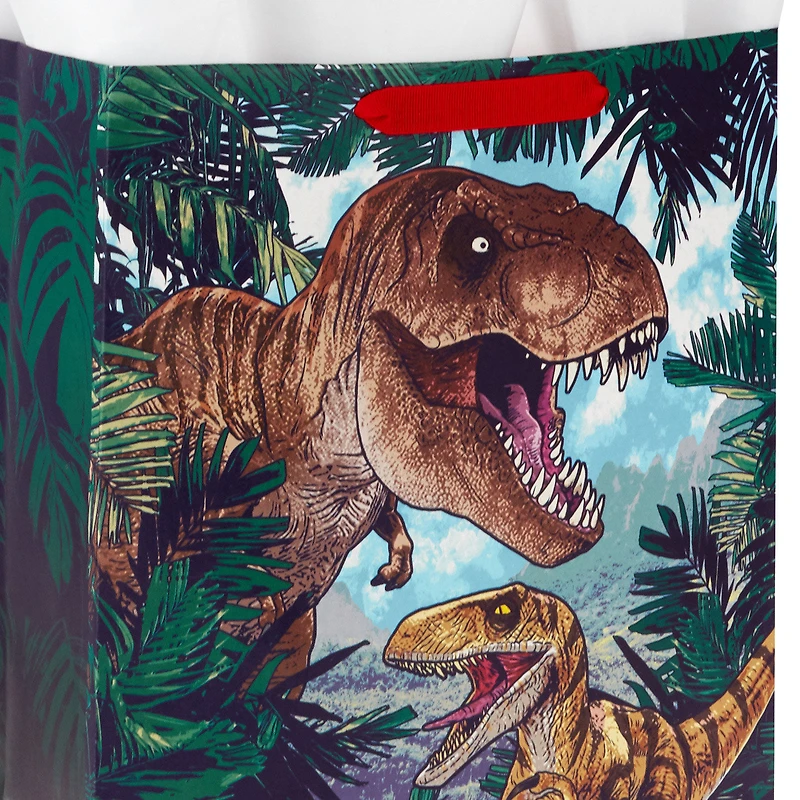 13" Jurassic Park T-Rex Territory Large Gift Bag With Tissue Paper for only USD 6.99 | Hallmark