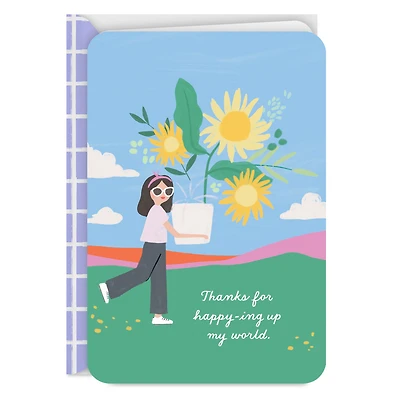 You Happy Up My World Thank You Card for only USD 2.99 | Hallmark