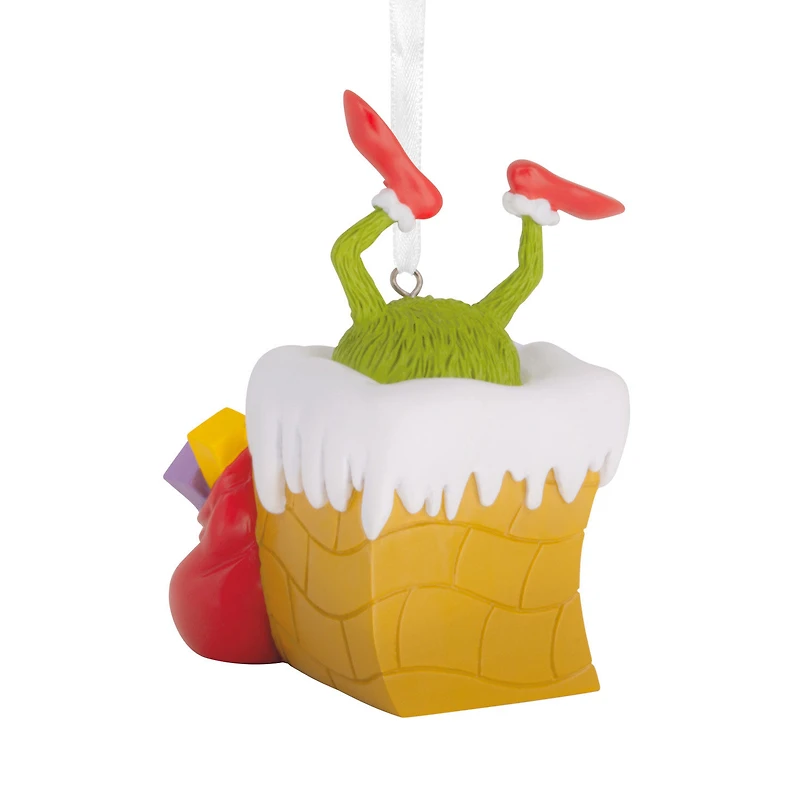 Dr. Seuss's How the Grinch Stole Christmas!™ Grinch in Chimney Hallmark Ornament for only USD 11.49 | Hallmark
