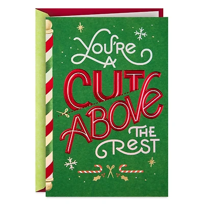 A Cut Above the Rest Christmas Card for Hairstylist for only USD 5.59 | Hallmark