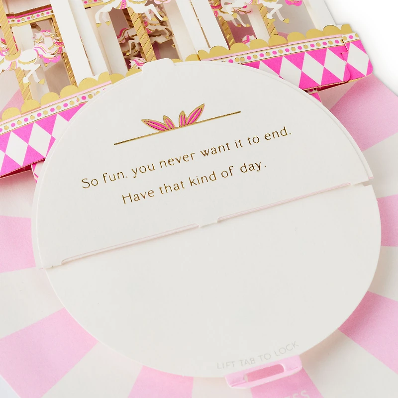 Carousel Ride Musical 3D Pop-Up Birthday Card With Motion for only USD 14.99 | Hallmark