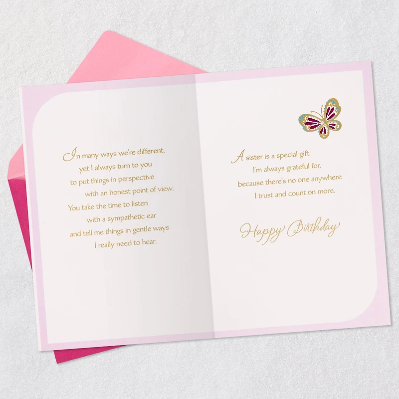 My Sister, a Friend I'm Always Grateful For Birthday Card for only USD 5.99 | Hallmark