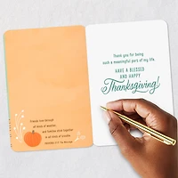 Friends Are Like Family We Choose Religious Thanksgiving Card for only USD 3.99 | Hallmark