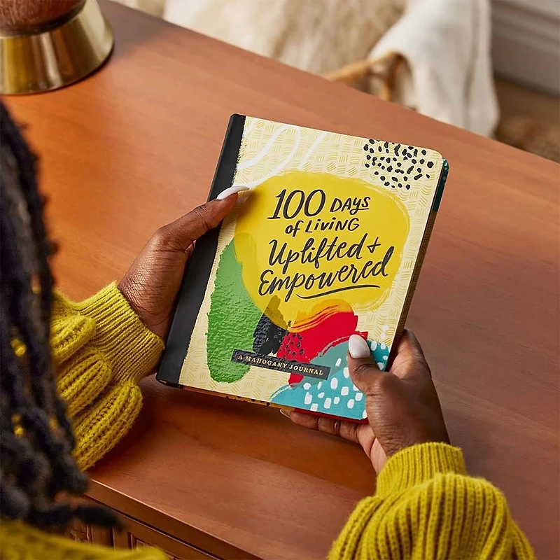 Hallmark Mahogany 100 Days of Living Uplifted and Empowered Journal for only USD 18.99 | Hallmark