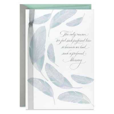 Profound Blessing Sympathy Card for only USD 8.99 | Hallmark