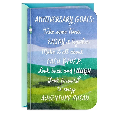 Goals for the Day Anniversary Card for Couple for only USD 6.59 | Hallmark