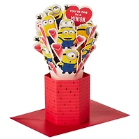 Minions One in a Minion 3D Pop-Up Valentine's Day Card for only USD 8.99 | Hallmark