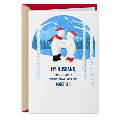 So Happy We're Sharing Life Together Christmas Card for Husband for only USD 5.99 | Hallmark