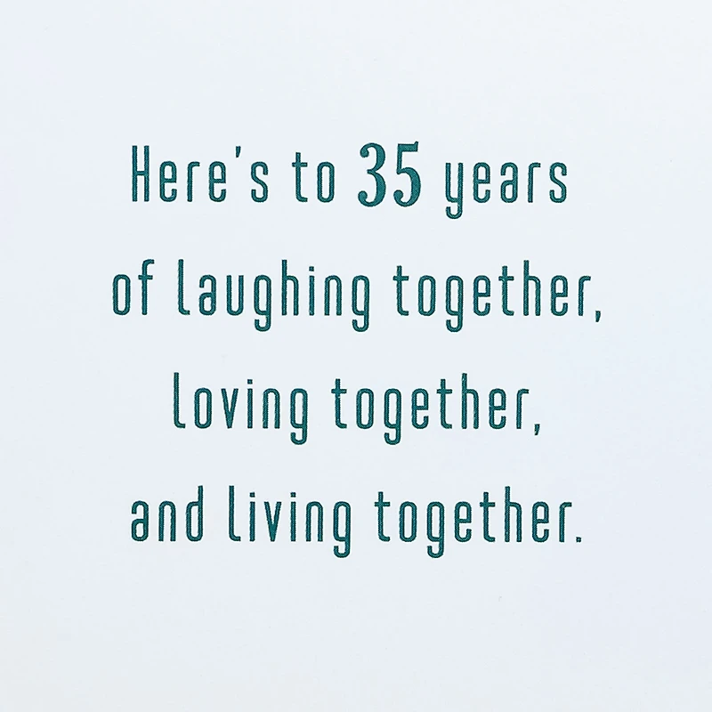 Here's to the Love You Share 35th Anniversary Card for only USD 5.59 | Hallmark
