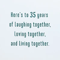 Here's to the Love You Share 35th Anniversary Card for only USD 5.59 | Hallmark
