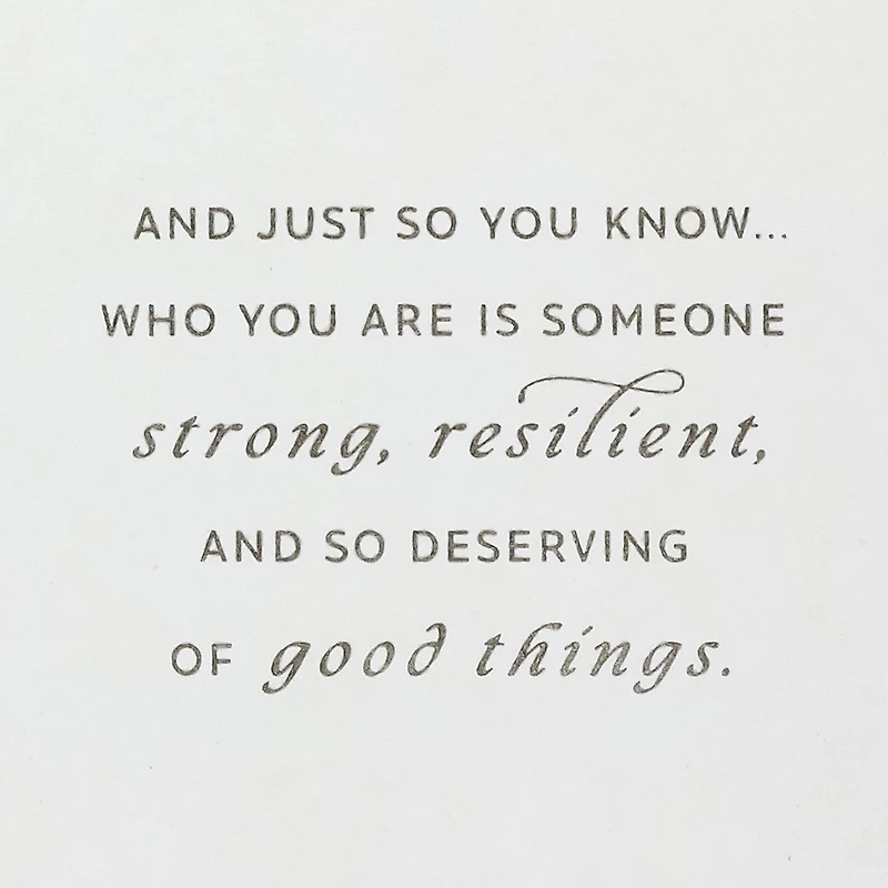 Strong, Resilient and Deserving Encouragement Card for only USD 4.99 | Hallmark