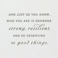Strong, Resilient and Deserving Encouragement Card for only USD 4.99 | Hallmark