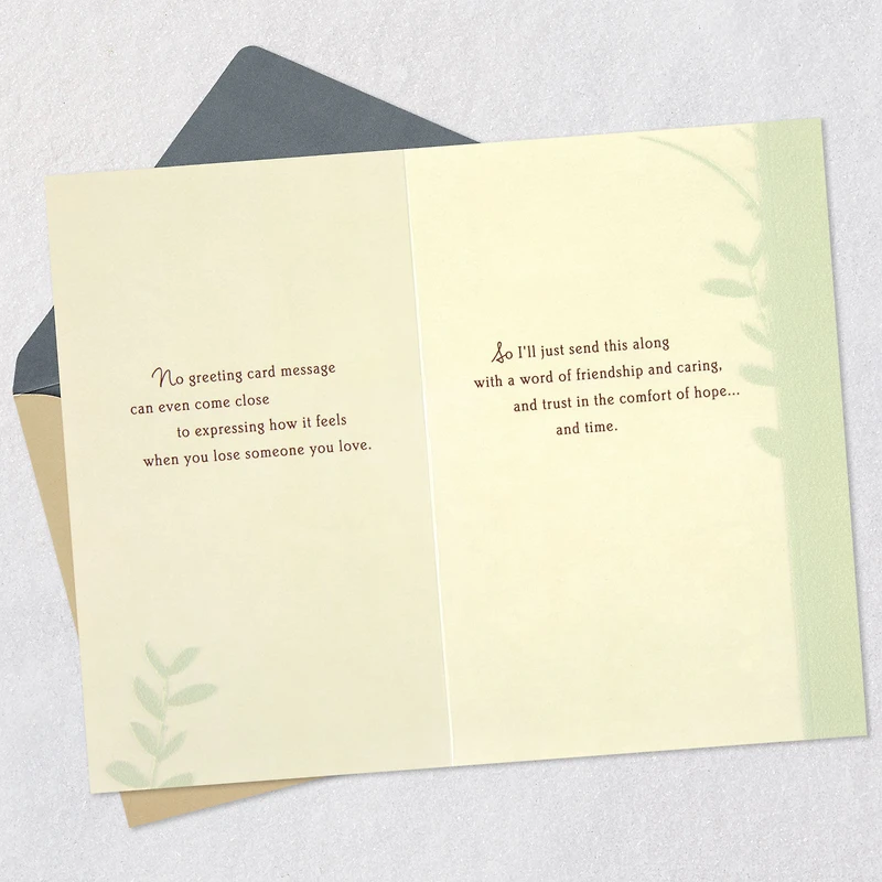 A Word of Friendship and Caring Sympathy Card for only USD 6.59 | Hallmark