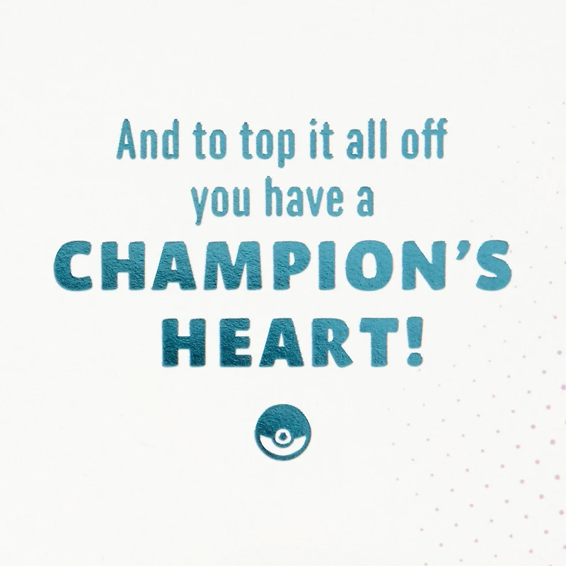 Pokémon A Champion's Heart Birthday Card for Kids for only USD 4.59 | Hallmark