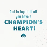 Pokémon A Champion's Heart Birthday Card for Kids for only USD 4.59 | Hallmark
