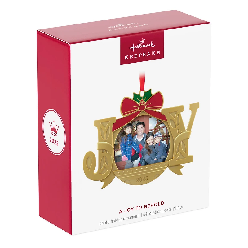 A Joy to Behold 2025 Photo Frame Metal Ornament for only USD 24.99 | Hallmark