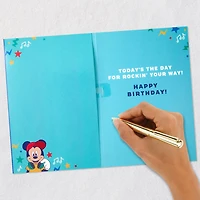 Disney Mickey Mouse Rockin' Your Way Musical 5th Birthday Card for only USD 5.99 | Hallmark