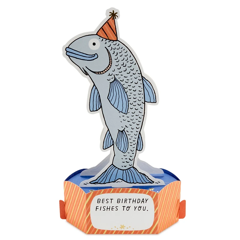 Best Birthday Fishes Funny 3D Pop-Up Birthday Card for only USD 7.99 | Hallmark