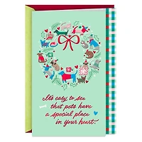 Pets Have a Special Place in Your Heart Christmas Card for Pet Caregiver for only USD 3.99 | Hallmark