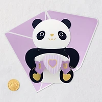 Panda Bear With Hearts Paper Craft Mother's Day Card for only USD 5.99 | Hallmark