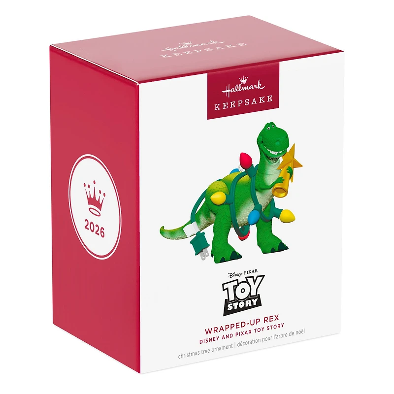 Disney/Pixar Toy Story Wrapped-Up Rex Ornament for only USD 23.99 | Hallmark