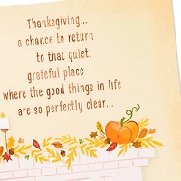 A Quiet, Grateful Place of Blessing Thanksgiving Card for only USD 2.00 | Hallmark