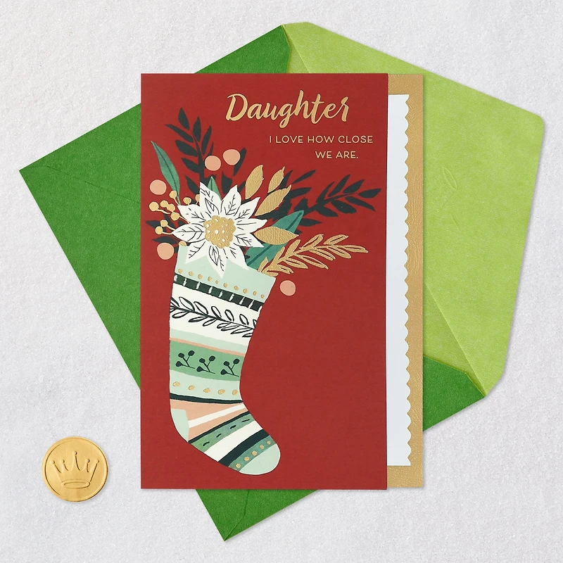 I Love How Close We Are Christmas Card for Daughter for only USD 5.99 | Hallmark