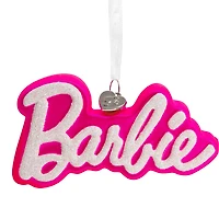 Barbie™ Logo Blown Glass Hallmark Ornament for only USD 11.49 | Hallmark