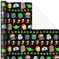 Star Wars™ Faces Christmas Wrapping Paper, 70 sq. ft. for only USD 9.99 | Hallmark