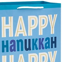 13" Happy Hanukkah on Blue Large Gift Bag for only USD 4.49 | Hallmark